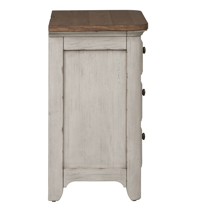 Farmhouse Reimagined Drawer Nightstand in Antique White - Gibson McDonald Furniture & Mattress 