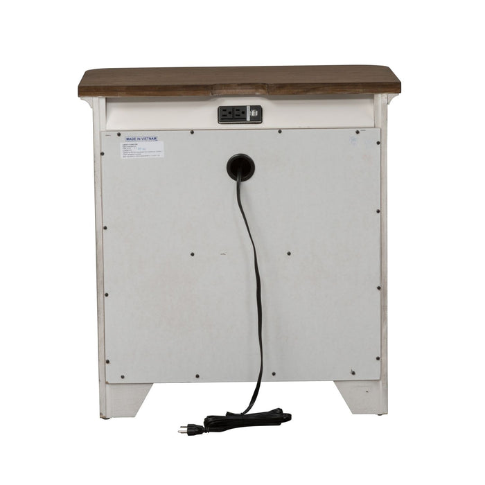 Farmhouse Reimagined Drawer Nightstand in Antique White - Gibson McDonald Furniture & Mattress 