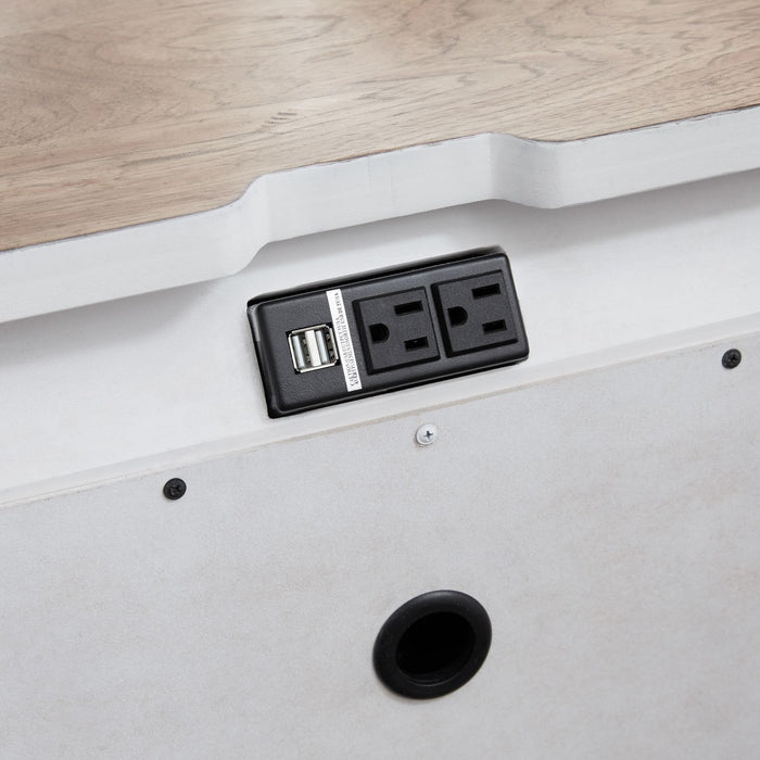 Farmhouse Reimagined Drawer Nightstand in Antique White - Gibson McDonald Furniture & Mattress 