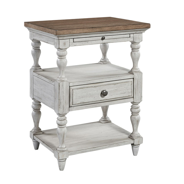 Farmhouse Reimagined Drawer Nightstand in Antique White - Gibson McDonald Furniture & Mattress 