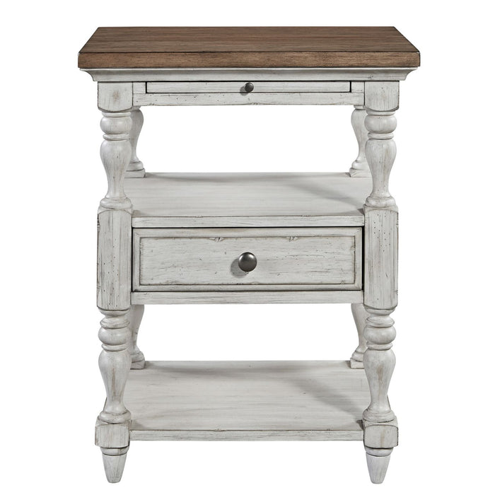 Farmhouse Reimagined Drawer Nightstand in Antique White - Gibson McDonald Furniture & Mattress 