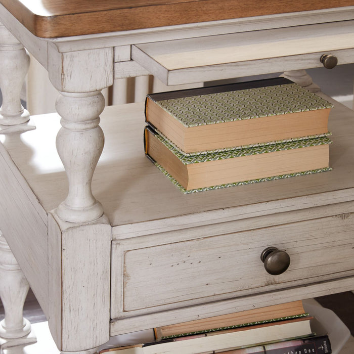 Farmhouse Reimagined Drawer Nightstand in Antique White - Gibson McDonald Furniture & Mattress 