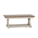 Farmhouse Reimagined Rectangular Cocktail Table in Antique White - Gibson McDonald Furniture & Mattress 