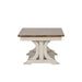 Farmhouse Reimagined Rectangular Cocktail Table in Antique White - Gibson McDonald Furniture & Mattress 