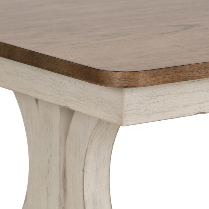 Farmhouse Reimagined Rectangular Cocktail Table in Antique White - Gibson McDonald Furniture & Mattress 