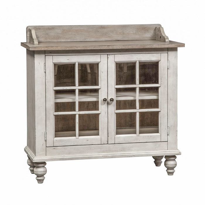 Whitney Server in Weathered Gray - Gibson McDonald Furniture & Mattress 