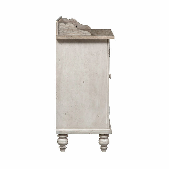 Whitney Server in Weathered Gray - Gibson McDonald Furniture & Mattress 