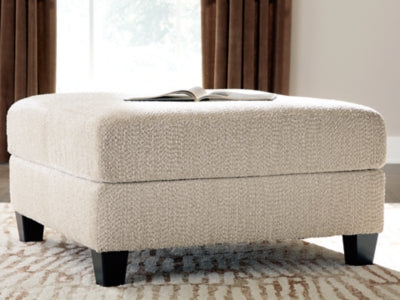 Steelwater Retreat Oversized Accent Ottoman - Gibson McDonald Furniture & Mattress 