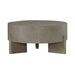 Affinity Round Cocktail Table in Dusty Taupe with Concrete Top - Gibson McDonald Furniture & Mattress 