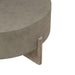 Affinity Round Cocktail Table in Dusty Taupe with Concrete Top - Gibson McDonald Furniture & Mattress 