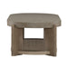 Affinity Oval Cocktail Table in Dusty Taupe with Concrete Top - Gibson McDonald Furniture & Mattress 