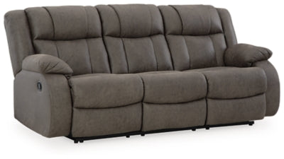 First Base Reclining Sofa - Gibson McDonald Furniture & Mattress 