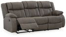 First Base Reclining Sofa - Gibson McDonald Furniture & Mattress 