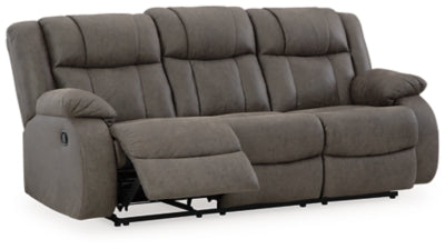 First Base Reclining Sofa - Gibson McDonald Furniture & Mattress 