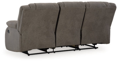 First Base Reclining Sofa - Gibson McDonald Furniture & Mattress 
