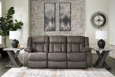 First Base Reclining Sofa - Gibson McDonald Furniture & Mattress 