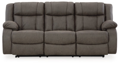 First Base Reclining Sofa - Gibson McDonald Furniture & Mattress 