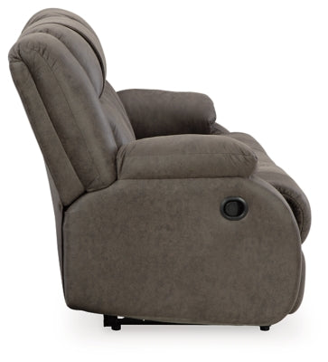 First Base Reclining Sofa - Gibson McDonald Furniture & Mattress 