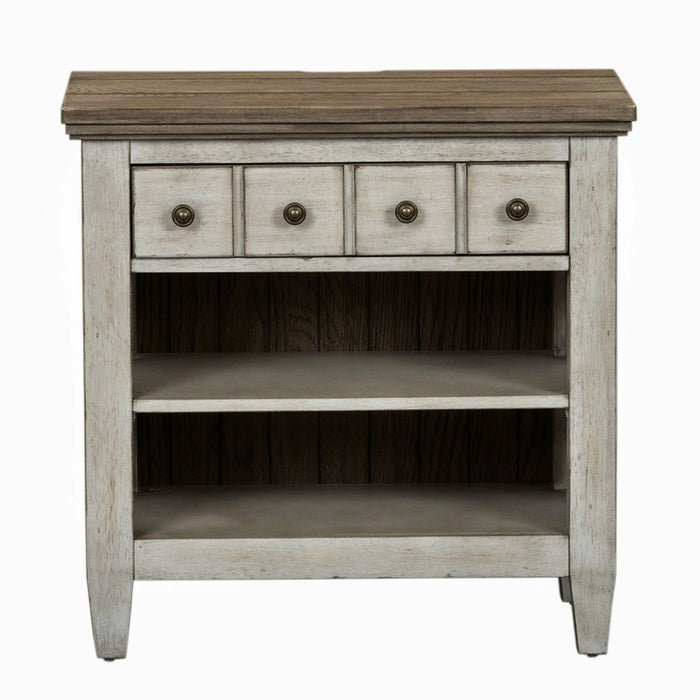 Heartland King Opt California Panel Bed, Dresser & Mirror, Night Stand image