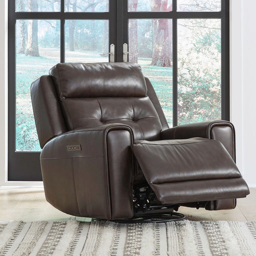 Carrington SG Recliner P3 & ZG in Dark Brown - Gibson McDonald Furniture & Mattress 