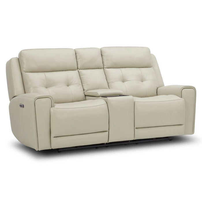 Liberty Furniture Carrington Loveseat w/Console P3 & ZG in Baja Stone