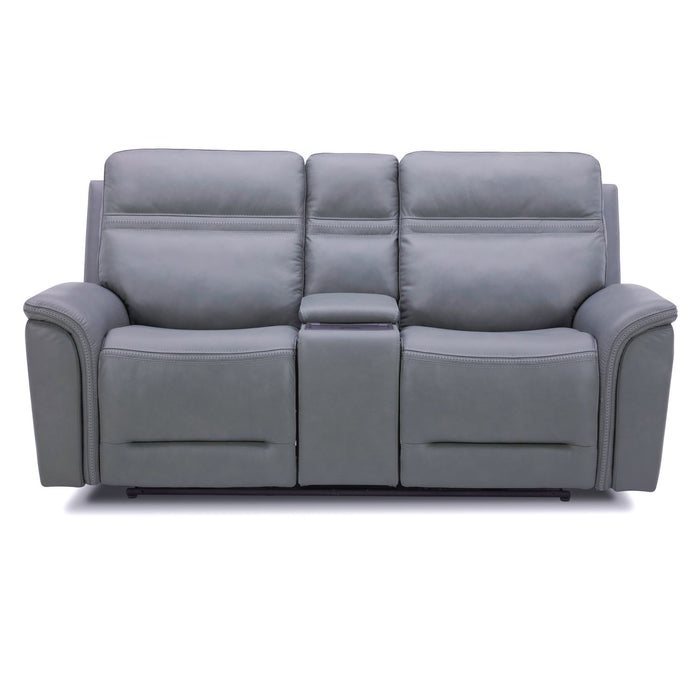 Cooper Loveseat w/Console P3 & ZG in Blue Gray image