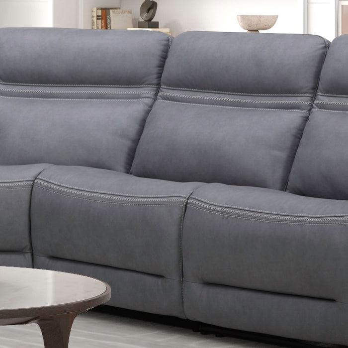Cooper Armless Chair - Blue Gray image