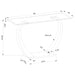Pruitt Console Table - Gibson McDonald Furniture & Mattress 