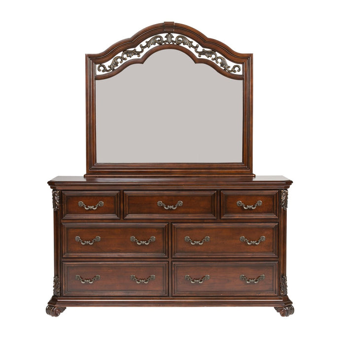 Messina Estates Poster Bed, Dresser & Mirror, Night Stand image