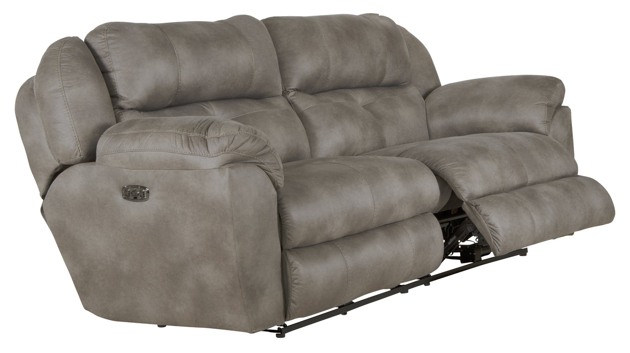 Ferrington Power Headrest w/ Lumbar Power Lay Flat Reclining Sofa - Gibson McDonald Furniture & Mattress 