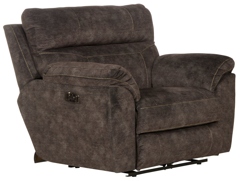 Sedona Power Headrest w/Lumbar Lay Flat Recliner - Gibson McDonald Furniture & Mattress 