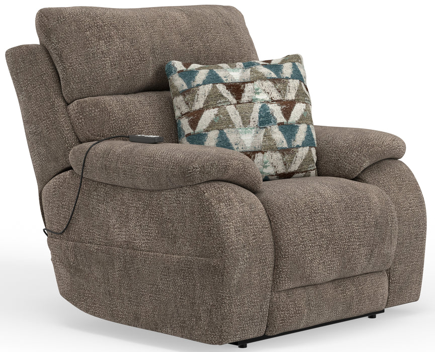 Joya Power Headrest Power LayFlat Recliner w/CR3 Heat/Massage/Lumbar/ZG - Gibson McDonald Furniture & Mattress 
