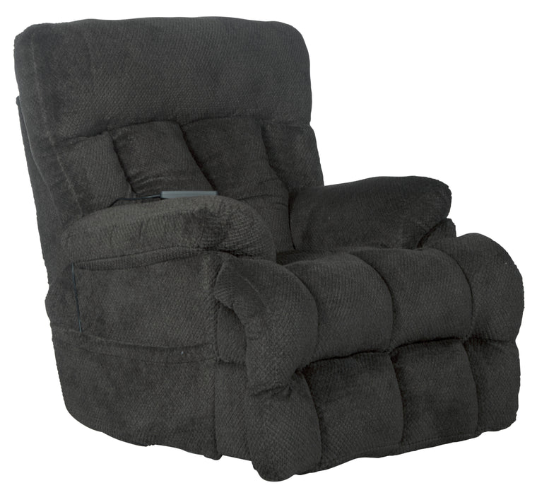 Sterling Pwr Headrest/Lumbar Pwr Lay Flat Recliner w/Heat & Massage - Gibson McDonald Furniture & Mattress 