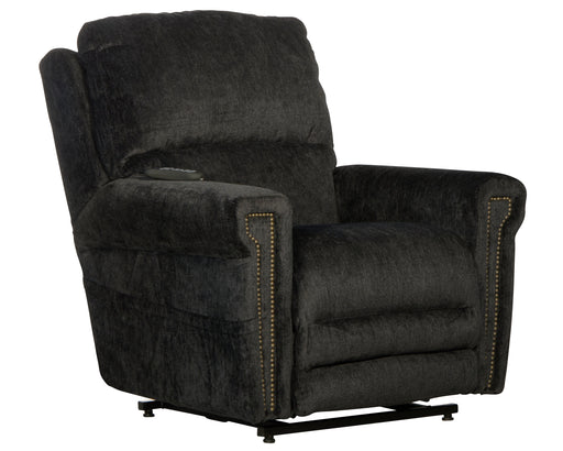 Warner Power Headrest w/Lumbar Power Lay Flat Recliner - Gibson McDonald Furniture & Mattress 