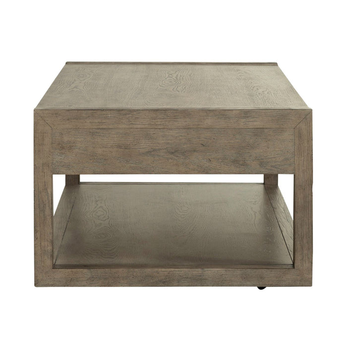 Bartlett Field Cocktail Table in Dusty Taupe - Gibson McDonald Furniture & Mattress 