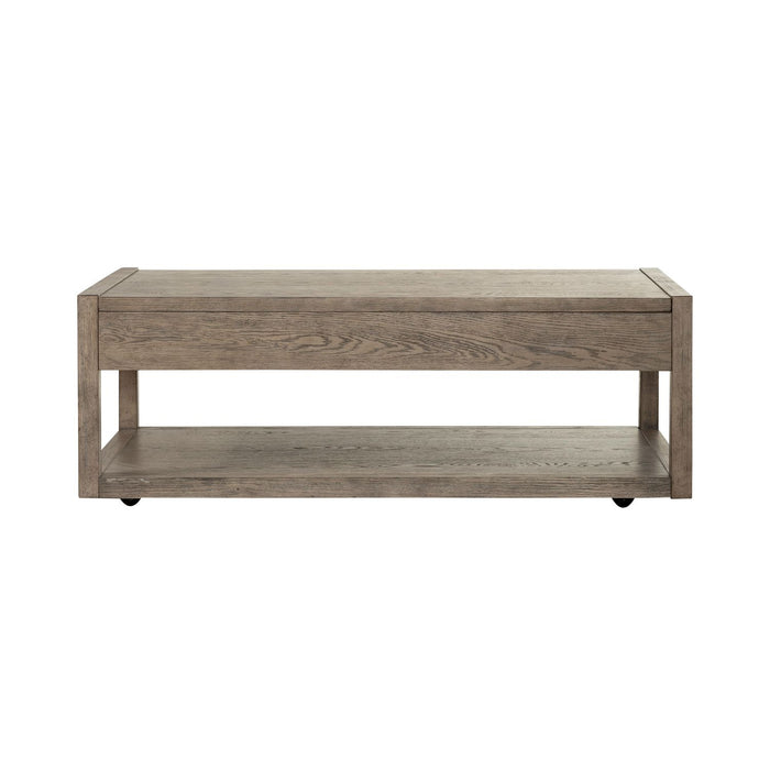 Bartlett Field Cocktail Table in Dusty Taupe - Gibson McDonald Furniture & Mattress 