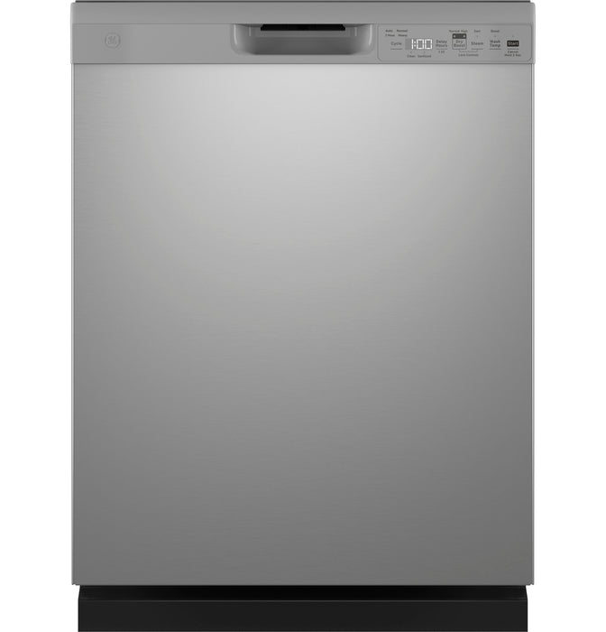 GE ENERGY STAR Front Control with Plastic Interior Dishwasher with Sanitize Cycle & Dry Boost