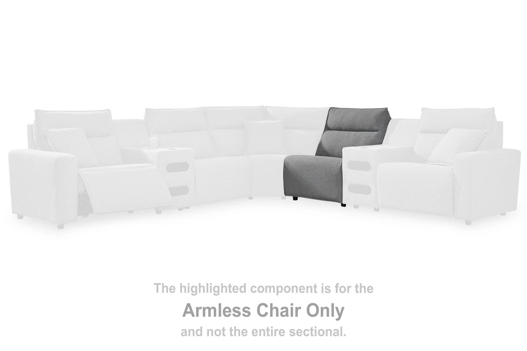 Modmax II Power Reclining Sectional with Chaise and Audio Console