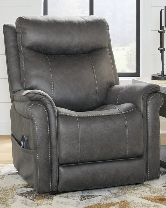 Lorreze Power Lift Chair - Gibson McDonald Furniture & Mattress 