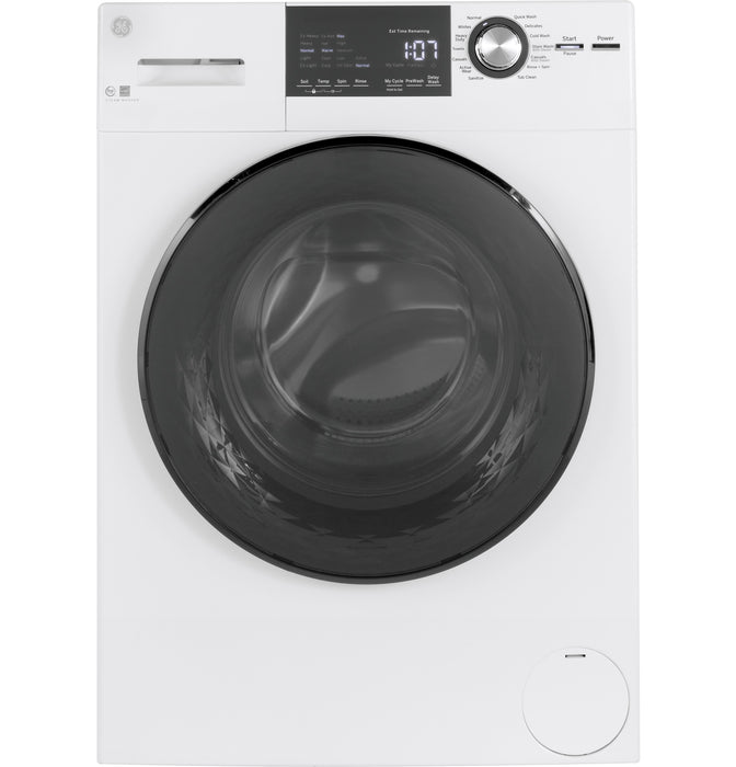 GE¨ ENERGY STAR¨ 24" 2.4 Cu. Ft.  Front Load Washer with Steam