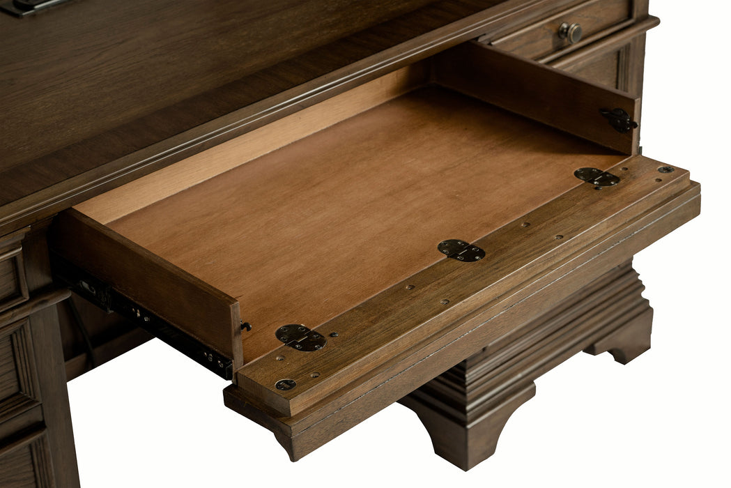 Hartshill Credenza Desk with Hutch