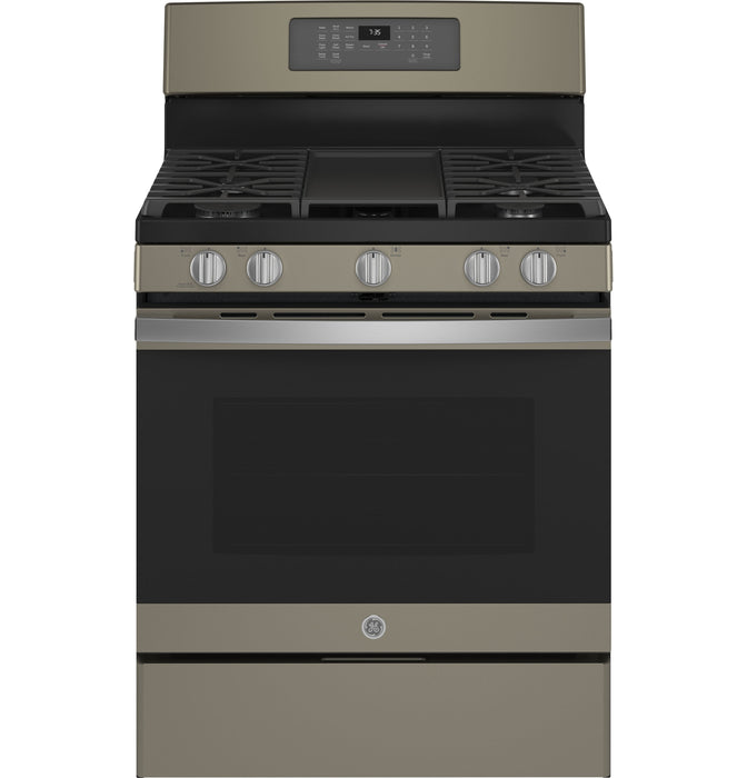GE¨ 30" Free-Standing Gas Convection Range with No Preheat Air Fry