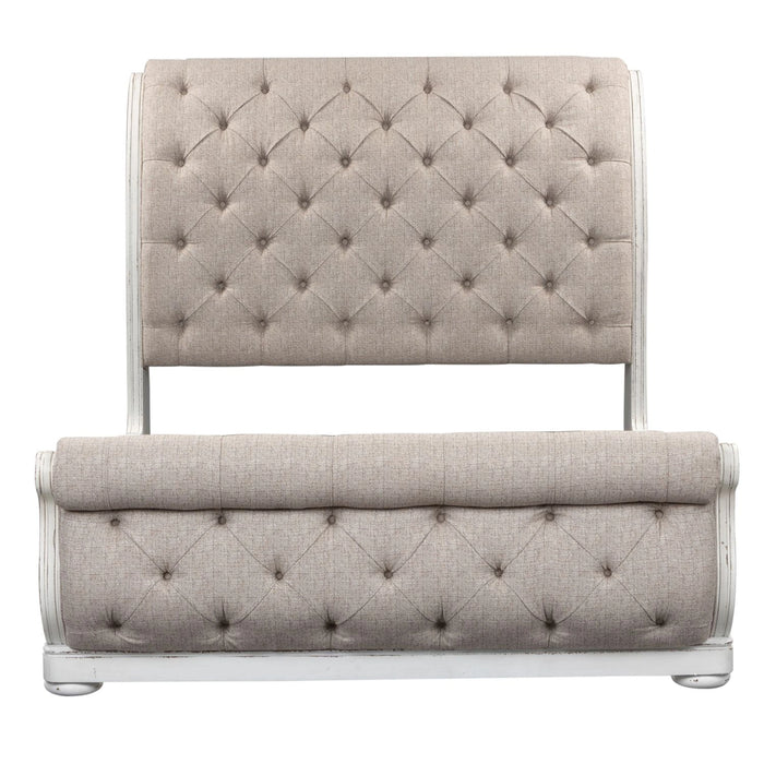 Magnolia Manor Uph Sleigh Bed, Dresser & Mirror, Chest image