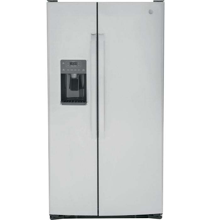 GE¨ ENERGY STAR¨ 25.3 Cu. Ft. Side-By-Side Refrigerator - Gibson McDonald Furniture & Mattress 