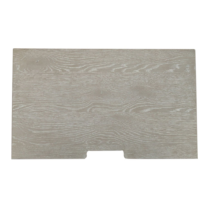 Belmar 3 Drawer Nightstand in Washed Taupe and Silver Champagne - Gibson McDonald Furniture & Mattress 