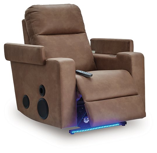 Lorrenton Power Glider Recliner with Audio System - Gibson McDonald Furniture & Mattress 