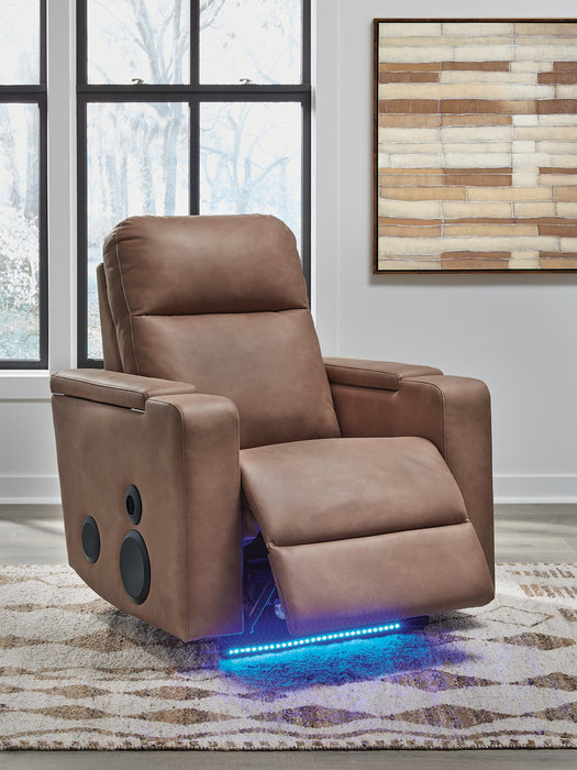 Lorrenton Power Glider Recliner with Audio System - Gibson McDonald Furniture & Mattress 