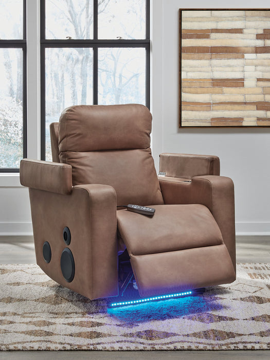 Lorrenton Power Glider Recliner with Audio System - Gibson McDonald Furniture & Mattress 
