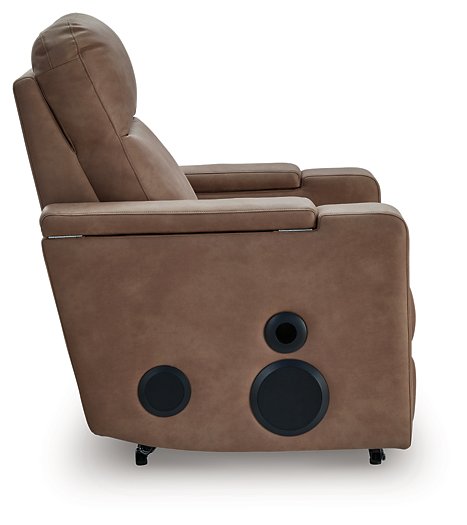 Lorrenton Power Glider Recliner with Audio System - Gibson McDonald Furniture & Mattress 