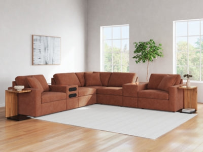 Modmax Balanced Sectional with Audio and Storage Consoles - Gibson McDonald Furniture & Mattress 